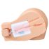 PDX Elite - Sisalni vibrator 2u1 masturbator (naturalan)