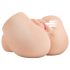 PDX Elite - Sisalni vibrator 2u1 masturbator (naturalan)