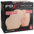 PDX Elite - vibrirajući 2u1 masturbator (naturalan)