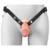 X-TENSION Elite - šuplji vezivi dildo (natur)