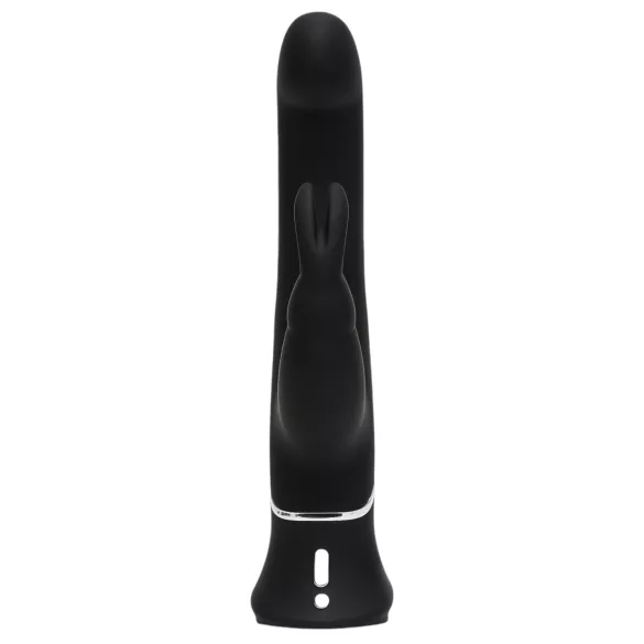 Happyrabbit G-tačka - punjivi vibrator sa klitoralnim nastavkom (crni)