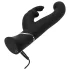 Happyrabbit G-tačka - punjivi vibrator sa klitoralnim nastavkom (crni)