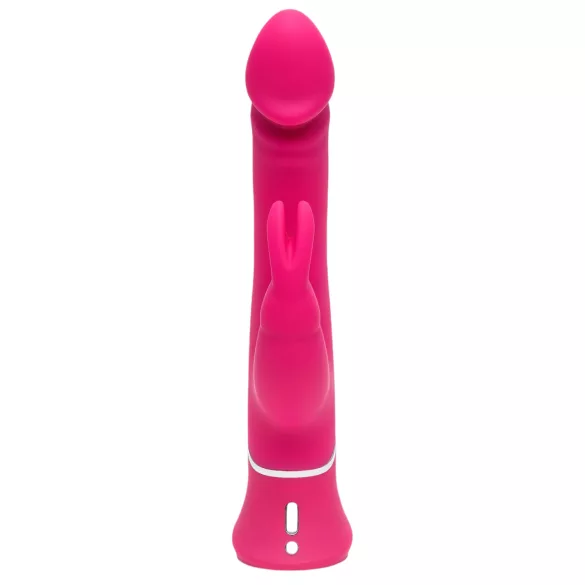 Happyrabbit Dual Density - vodootporni vibrator sa stimulatorom klitorisa (roze)