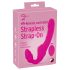 Strepless Strap-On - Vibrator za pričvršćivanje (pink)