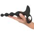 Black Velvet - crni biserni analni vibrator
