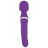 Javida Wand & Pearl - 2u1 masažer i vibrator (ljubičasta)