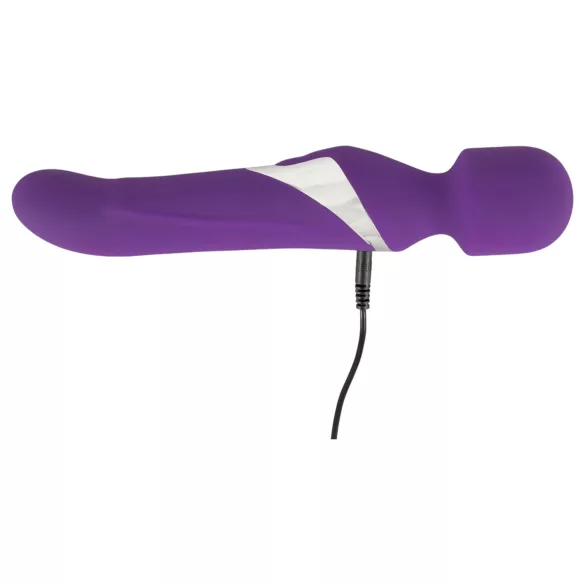 Javida Wand & Pearl - 2u1 masažer i vibrator (ljubičasta)