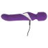 Javida Wand & Pearl - 2u1 masažer i vibrator (ljubičasta)