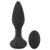 ANOS - rotirajući analni vibrator sa perlama (crni)