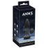ANOS - rotirajući analni vibrator sa perlama (crni)