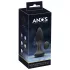 ANOS - rotirajući analni vibrator sa perlama (crni)