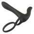 Crni Velvet - 2u1 vibrator i prsten za penis (crna)