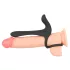 Black Velvets - bežični, 2-u-1 vibrator i prsten za penis (crni)