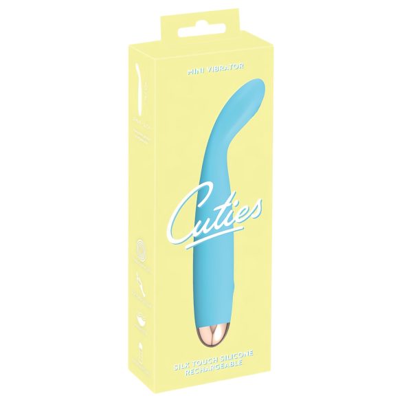 Cuties Mini - punjivi, vodootporni G-tačka vibrator (tirkizna)