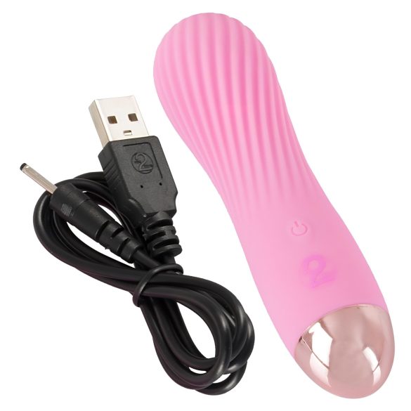 Cuties Mini - bežični, vodootporni spiralni vibrator (pink)