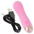 Cuties Mini - vodootporni spiralni vibrator s akumulatorom (pink)