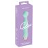 Cuties Mini Wand - akumulatorski, vodootporni vibrator masažer (zeleni)