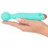 Cuties Mini Wand - akumulatorski, vodootporni vibrator masažer (zeleni)