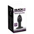 Black Velvet Twist - bežični silikonski analni vibrator (crni)