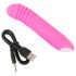 You2Toys - Bljeskajući Mini Vibro Masažer - punjivi, svetleći vibrator (roze)