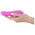 You2Toys - Bljeskajući Mini Vibro Masažer - punjivi, svetleći vibrator (roze)