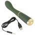 Emerald Love - vodootporni G-tačka vibrator (zeleni)