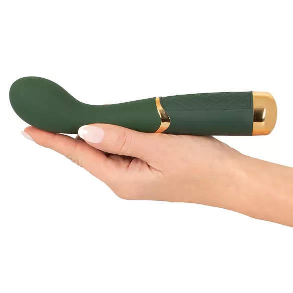 Emerald Love - vodootporni G-tačka vibrator (zeleni)