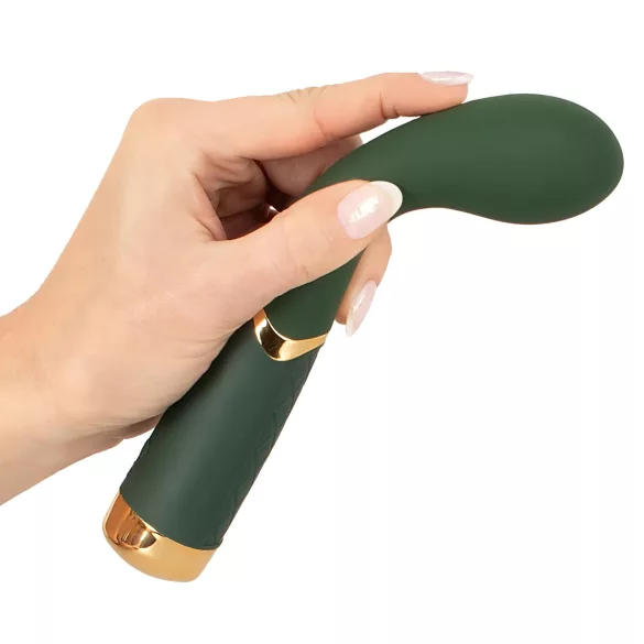 Emerald Love - vodootporni G-tačka vibrator (zeleni)