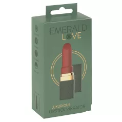   Emerald Love - vodootporni ruž vibrator na punjenje (crveni)