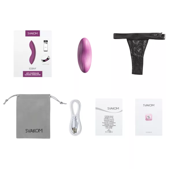 Svakom Edeny - gaćice vibrator sa aplikativnim upravljanjem (ljubičasti)