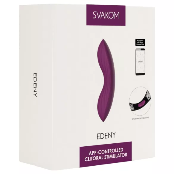 Svakom Edeny - gaćice vibrator sa aplikativnim upravljanjem (ljubičasti)