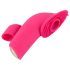 SMILE Licking - vazdušni pulsni vibrator za prste sa jezikom (pink)