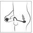 Rebel 2u1 - bežični, radio analni vibrator sa penis prstenom (crna)