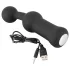 Black Velvets - Vibrator za prostatu (crni)
