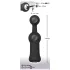 Black Velvets - Vibrator za prostatu (crni)