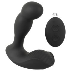 Rebel - bežični akumulatorski crni vibrator za prostatu