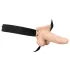 You2Toys Strap-on - šuplje, podesive prirodne boje (vibrator)