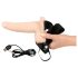 You2Toys Strap-on - šuplje, podesive prirodne boje (vibrator)