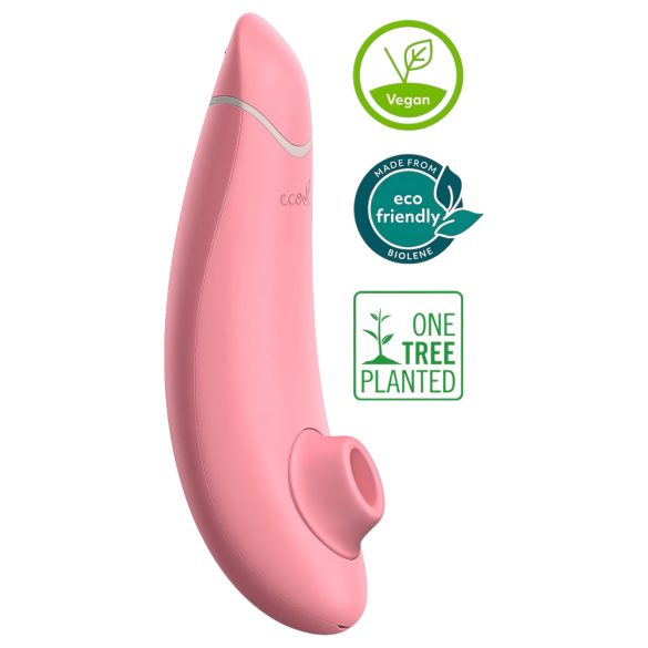 Womanizer Premium Eco - punjivi stimulator za klitoris sa vazdušnim talasima (roze)