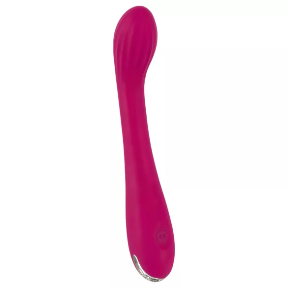 SMILE G-tačka - punjivi vibrator sa rebrastim dizajnom (ljubičasti)