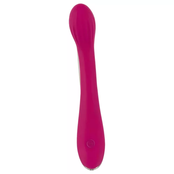 SMILE G-tačka - punjivi vibrator sa rebrastim dizajnom (ljubičasti)