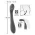 SMILE G-tačka - punjivi vibrator sa rebrastim dizajnom (ljubičasti)