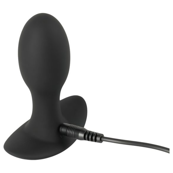 ANOS - punjivi, vodootporni crni vibrator za prostate