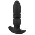 ANOS - crni analni vibrator sa bežičnim upravljanjem