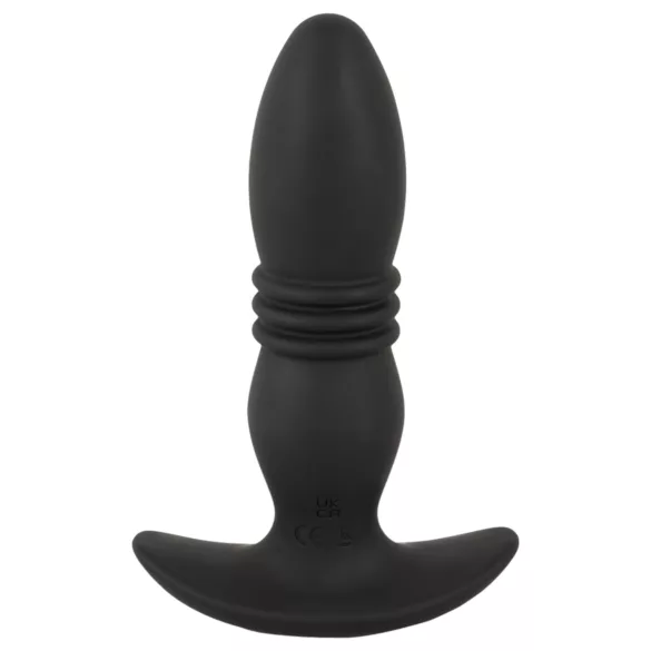 ANOS - crni analni vibrator sa bežičnim upravljanjem