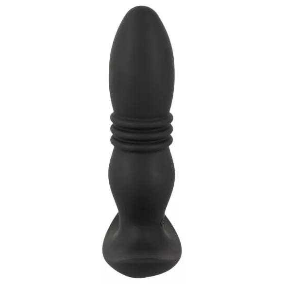 ANOS - crni analni vibrator sa bežičnim upravljanjem