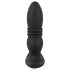 ANOS - crni analni vibrator sa bežičnim upravljanjem