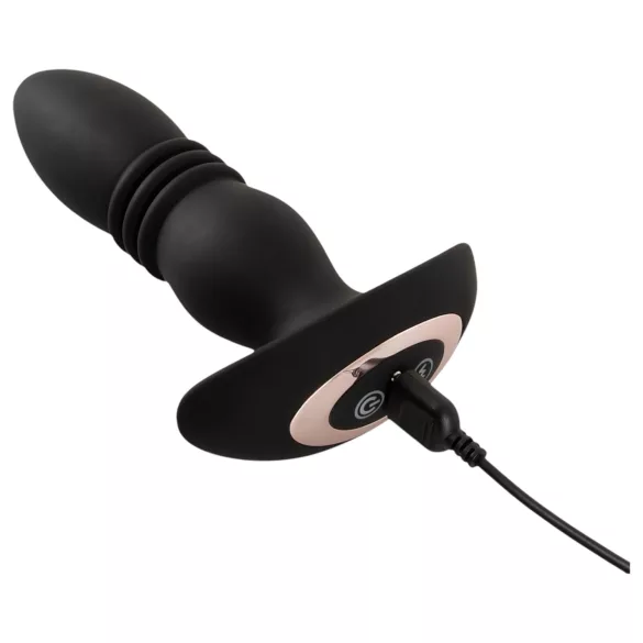 ANOS - crni analni vibrator sa bežičnim upravljanjem