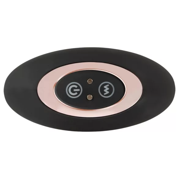 ANOS - crni analni vibrator sa bežičnim upravljanjem
