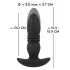 ANOS - crni analni vibrator sa bežičnim upravljanjem